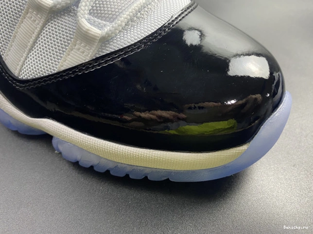 Rep BK mens black  white jordan retro low air 528895-153 